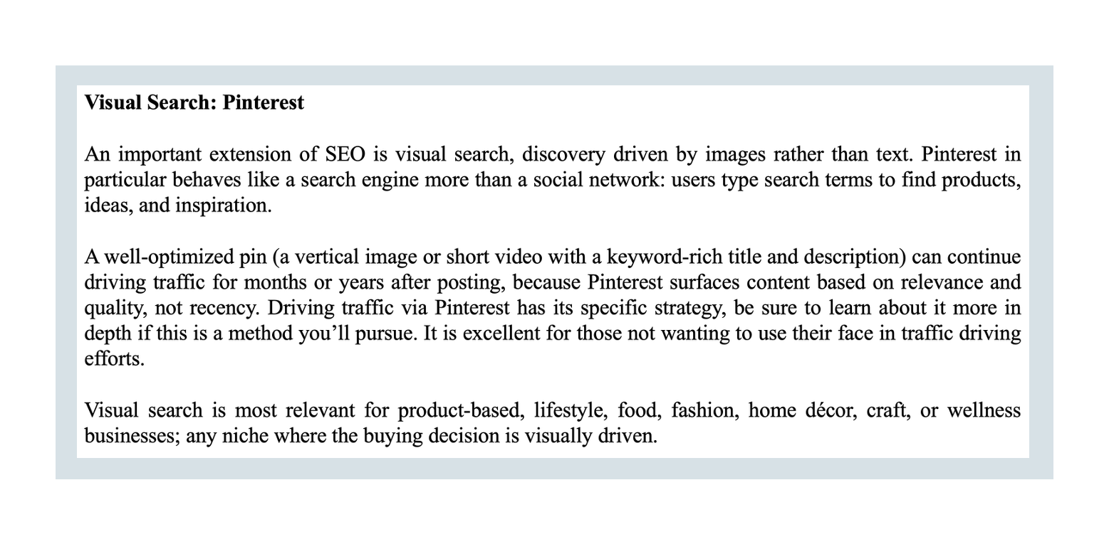 HIGHLIGHT: Visual Search